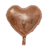 Globo corazon rosegold 18''